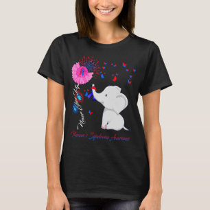 Elephant I Wear while For Noonan's Syndrome Awaren T-Shirt