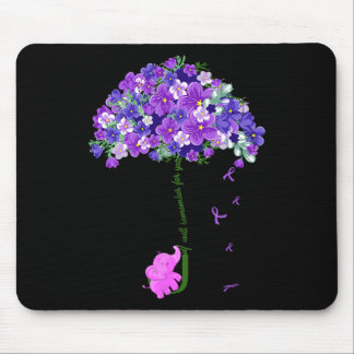 Elephant I Will Remember For You Sunflower Heimerh Mouse Pad