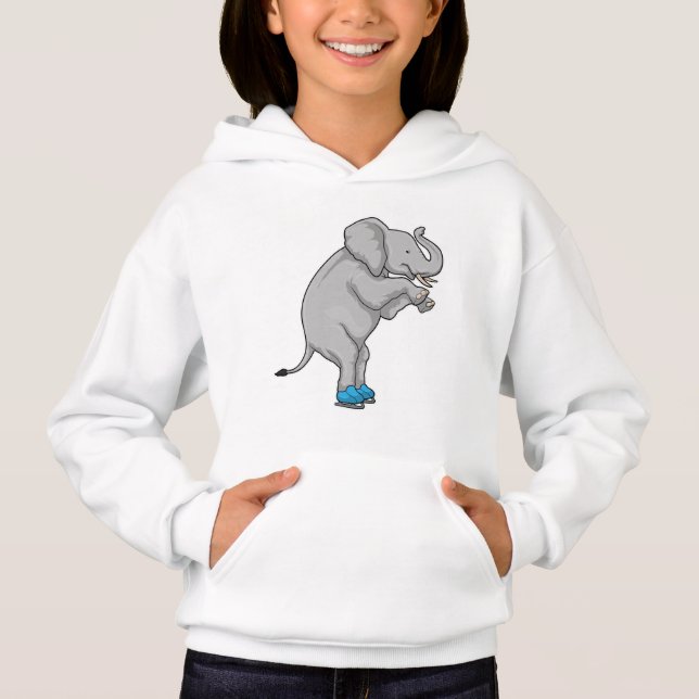 Elephant Ice skating Ice skates (Front)