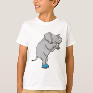 Elephant Ice skating Ice skates T-Shirt