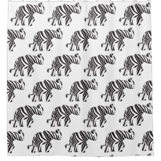 Elephant in A Zebra Print