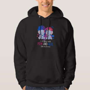 Elephant In October We Wear Pink And Blue SIDS Awa Hoodie