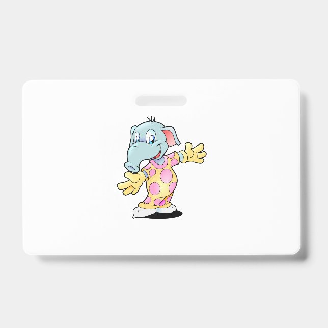 Elephant in Pyjamas Badge (Front)