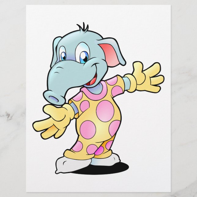Elephant in Pyjamas Flyer (Front)