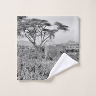 Elephant in Samburu Bath Towel Set