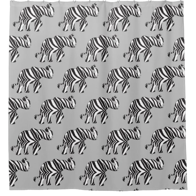 Elephant in Zebra Print (Front)