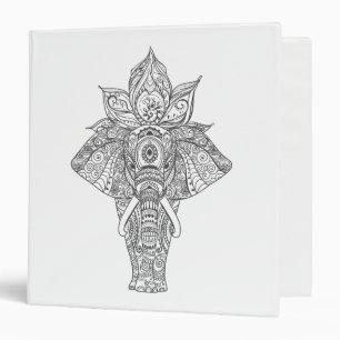Elephant Inspired Binder