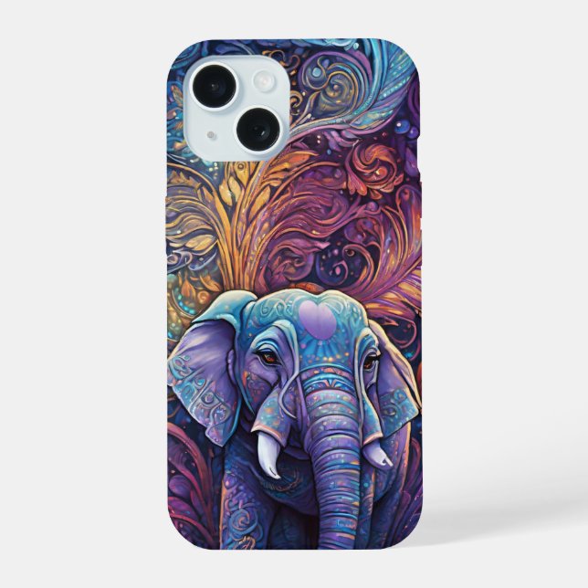 Elephant  iPhone 15 case (Back)