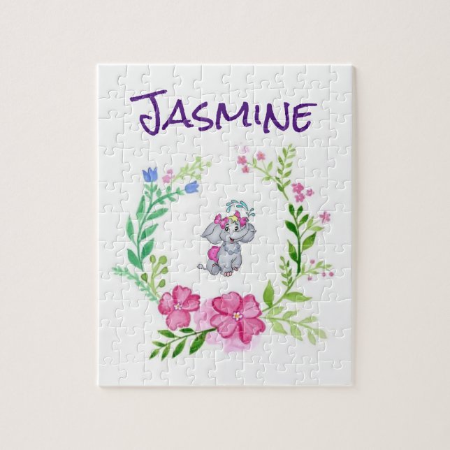 Elephant Jigsaw Puzzle (Vertical)