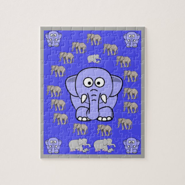 Elephant Jigsaw Puzzle (Vertical)