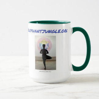 Elephant Jungle Green Mug