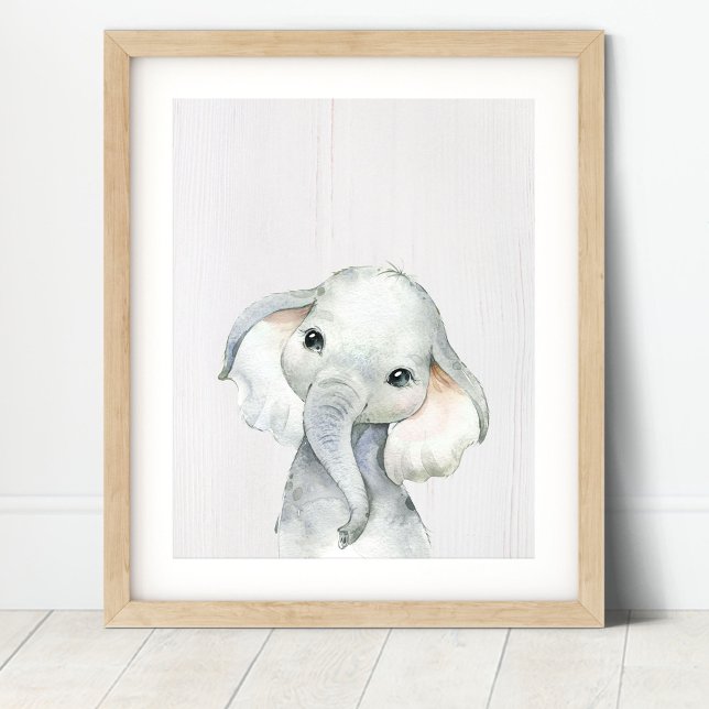 Elephant Jungle Safari Nursery Art Print (Creator Uploaded)