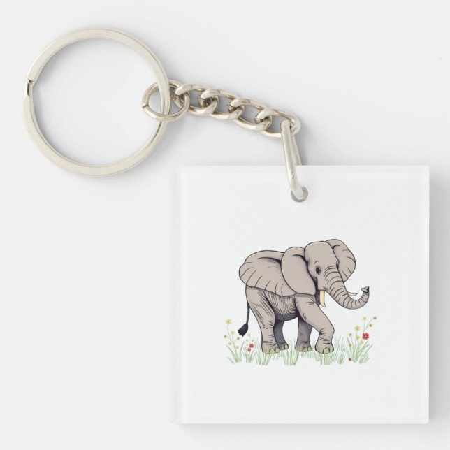 Elephant Keychain (Front)