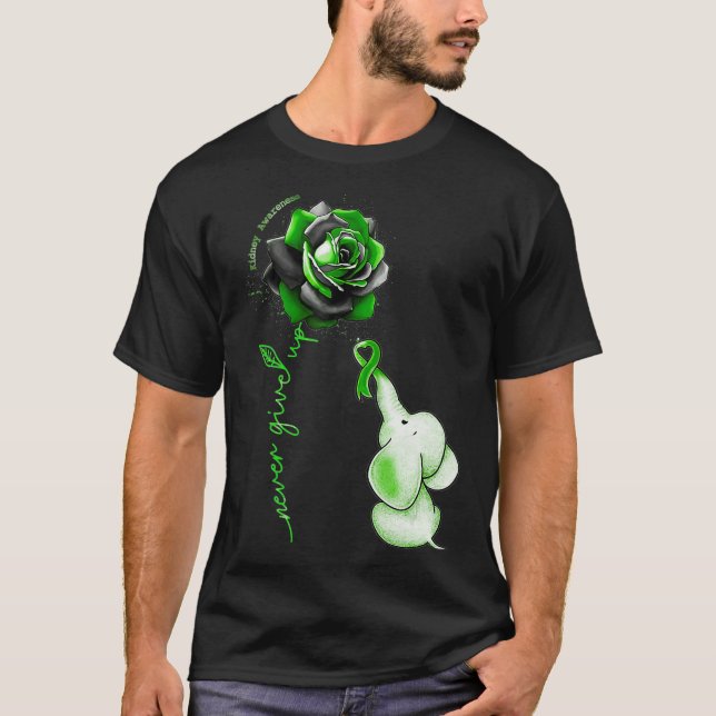 Elephant Kidney Disease Awareness Gifts For Men Wo T-Shirt (Front)