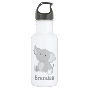 Elephant Kids Personalized 532 Ml Water Bottle