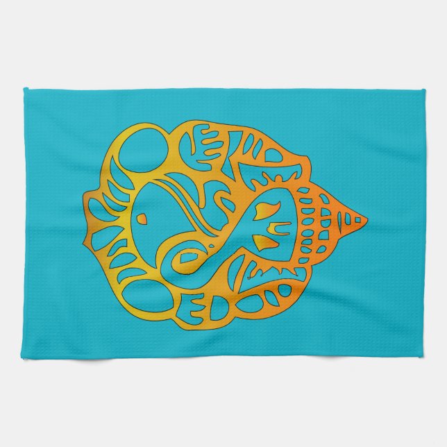 Elephant Kitchen Towel (Horizontal)