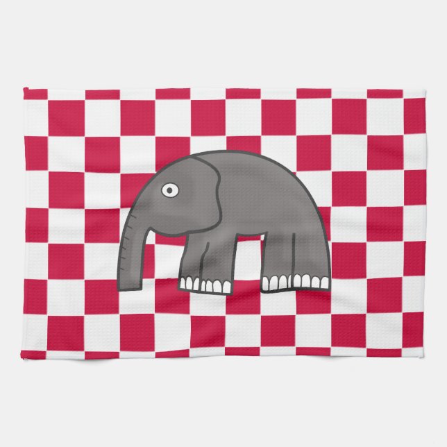 elephant kitchen towel (Horizontal)
