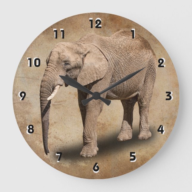 ELEPHANT LARGE CLOCK (Front)