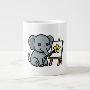 elephant large coffee mug