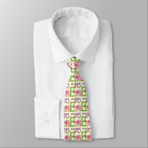 Elephant Letter E Tie