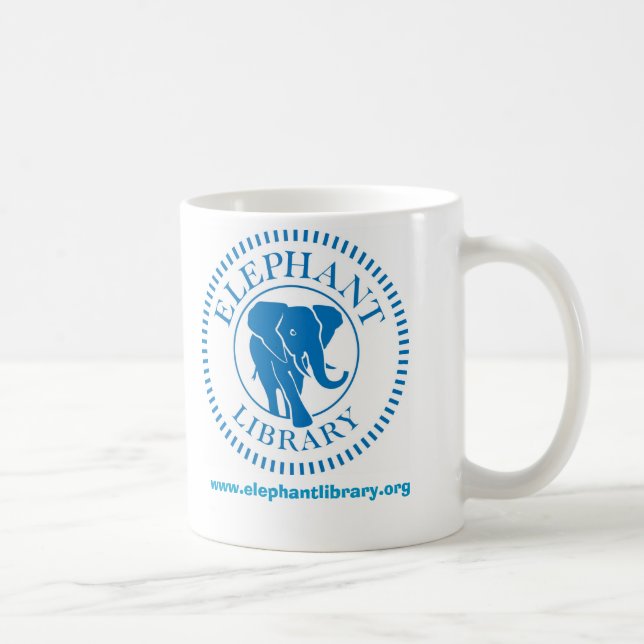 Elephant Library Mug (Right)