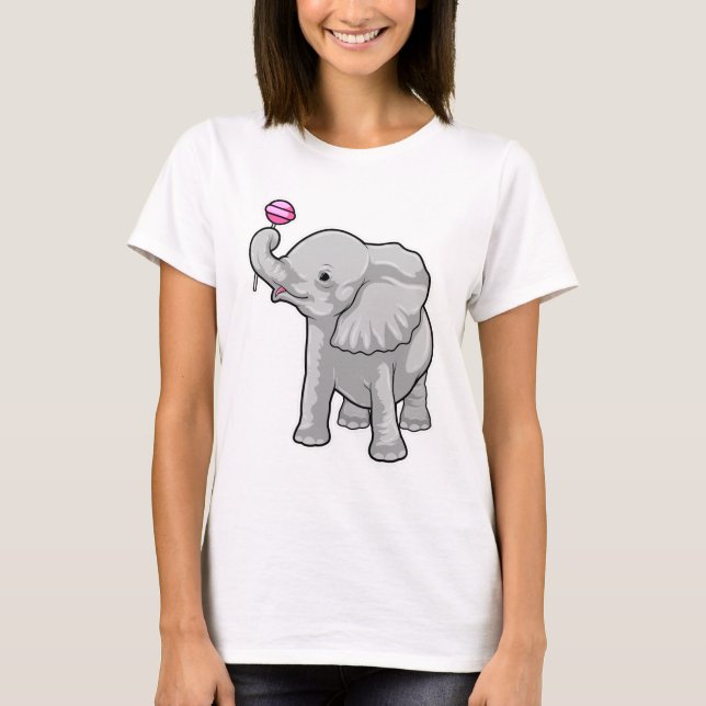 Elephant Lollipop T-Shirt (Front)