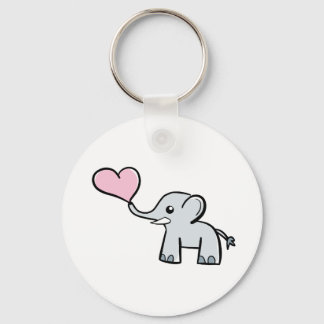 Elephant love keyring