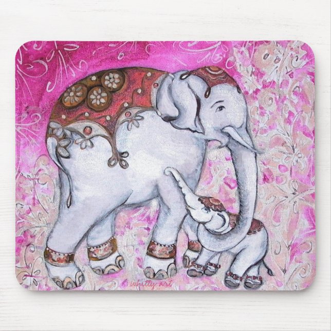 ELEPHANT LOVE Mousepad (Front)