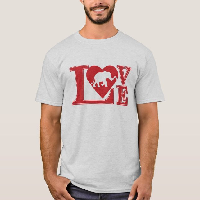elephant Love T-Shirt (Front)