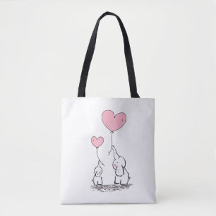 Elephant Love Tote Bag