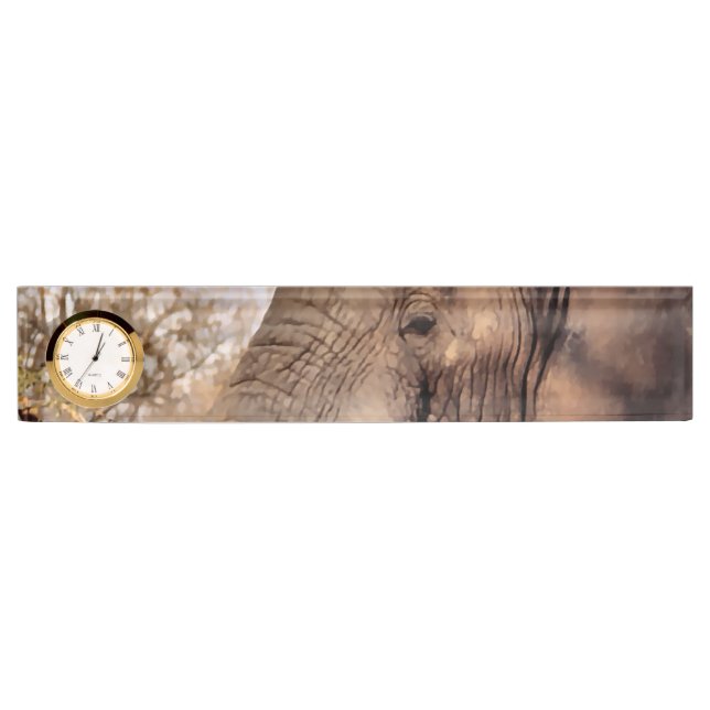 Elephant Lovers Art Nameplate (Front)