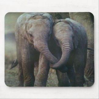 ELEPHANT LOVING COUPLE MOUSEPAD