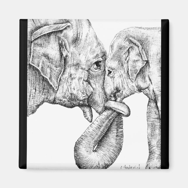 Elephant Magnet (Front)