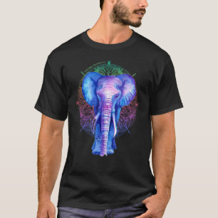 Elephant Mandala Mindfulness Compassion Kindness M T-Shirt
