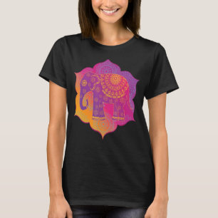 Elephant Mandala Mindfulness Loving Kindness Medit T-Shirt