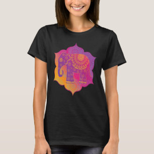 Elephant Mandala Mindfulness Loving Kindness Medit T-Shirt