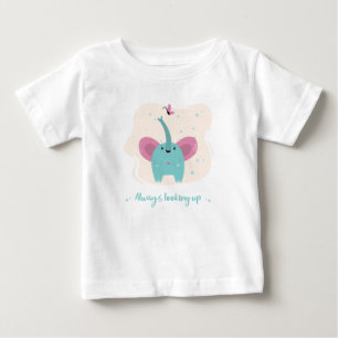Éléphant Mignon Avec Texte Toujours Vers le Haut