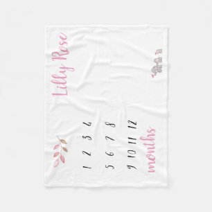 Elephant Milestone Blanket