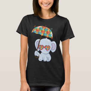 Elephant Mom Autism Child Awareness Choose Kindnes T-Shirt