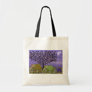 Elephant Moon Tote Bag