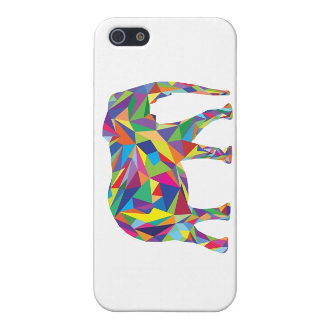 Elephant Mosaic iPhone 5c Case Case For The iPhone 5 (Back)