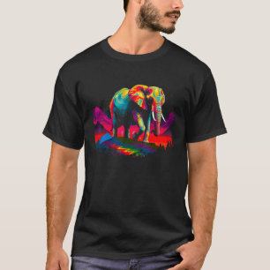 Elephant Mountain Art T-Shirt