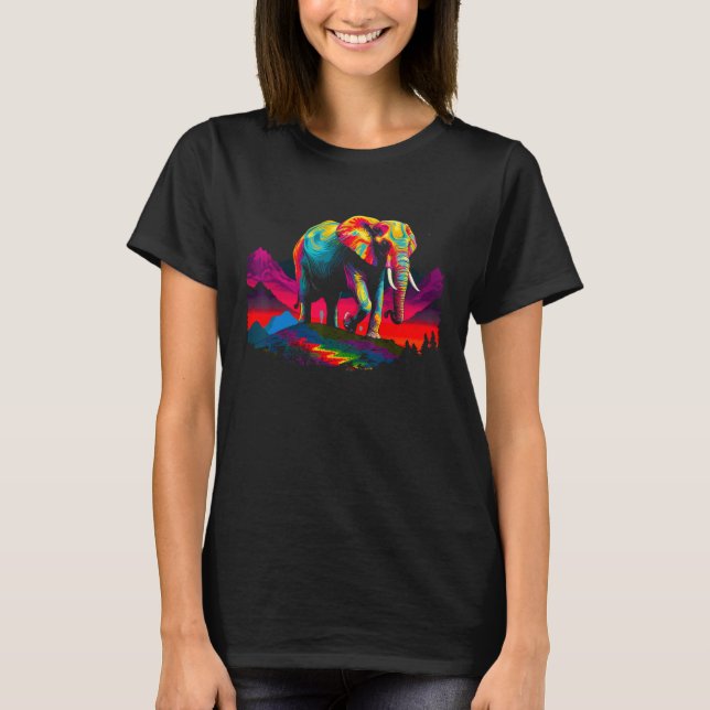 Elephant Mountain Art T-Shirt (Front)