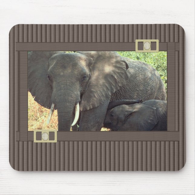 Elephant Mouse Pad (Front)