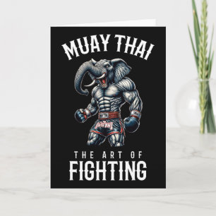 Elephant Muay Thai - Kickboxing And Elephant Thai  Card