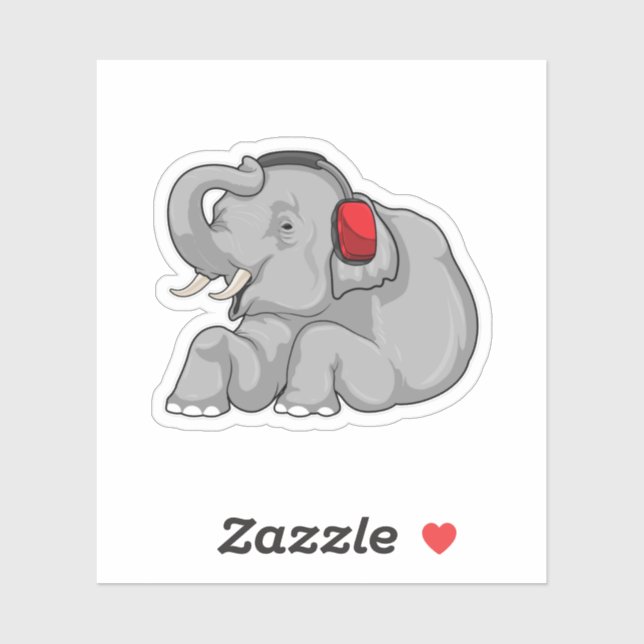 Elephant Music Headphone (Sheet)