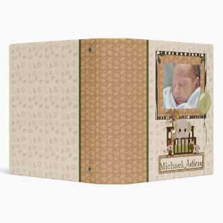 ELEPHANT Nali Jungle Crib 1.5" Baby Album (photo) Binder