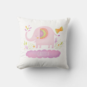 Elephant Nursery Pillow