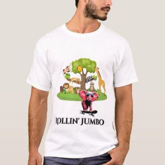 Elephant on a Skateboard T-Shirt