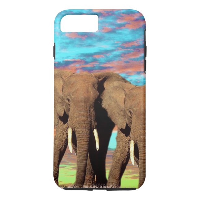 Elephant Opal Sunrise, Case-Mate iPhone Case (Back)